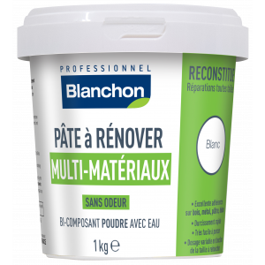 Pâte à bois blanche & solution de rebouchage pro